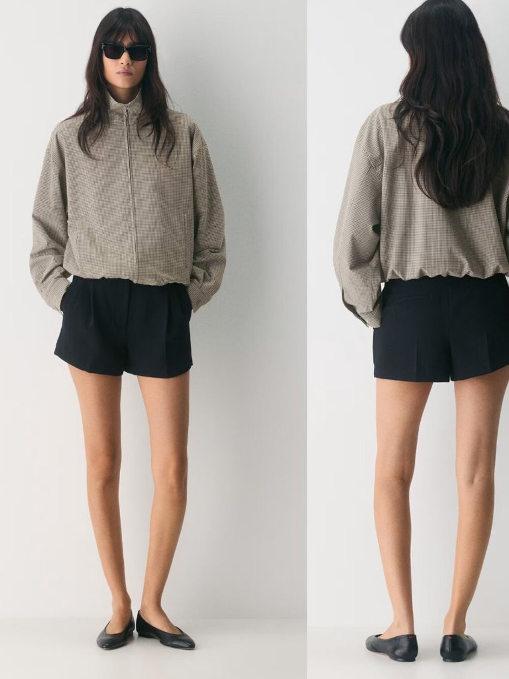 Aritzia The Effortless Short Mini High-rise Japanese crepe mini MSRP$98